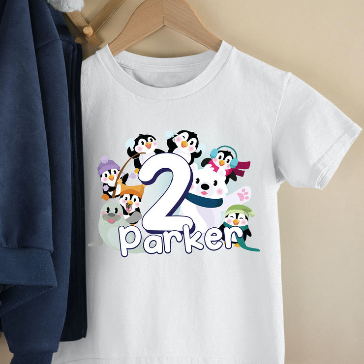 Penguin Wonderland Birthday Shirt