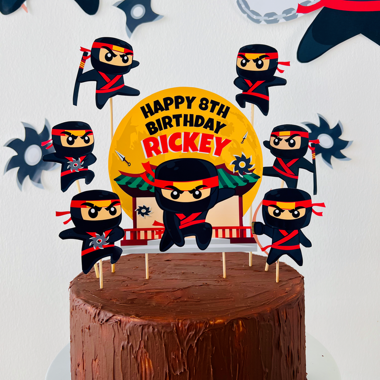 Ninja Cake Topper