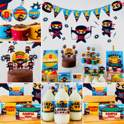 Ninja Party Decorations Kit
