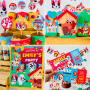 Puppy Dogs Party Decorations Kit