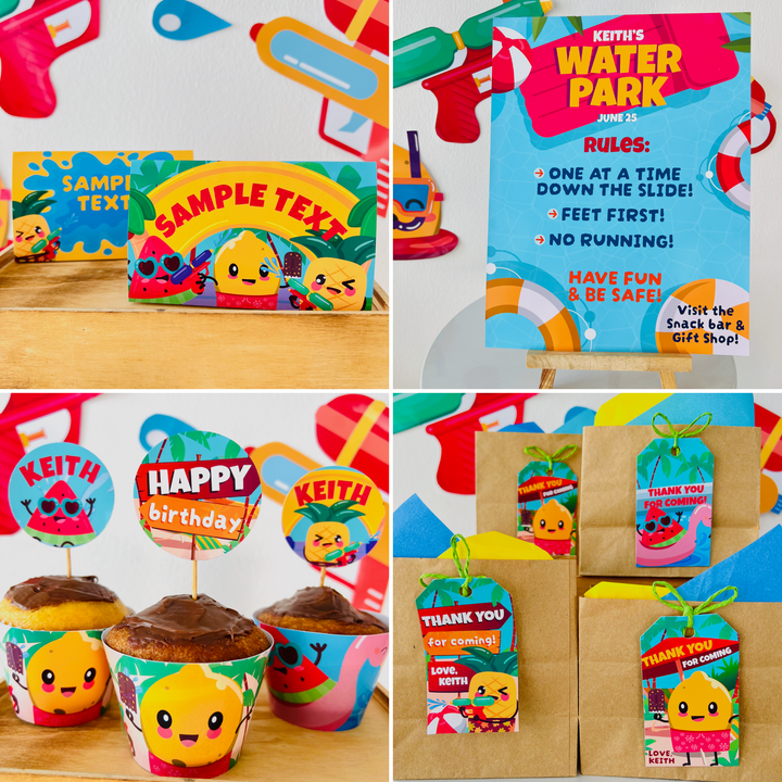 Water Park Party Decorations Kit