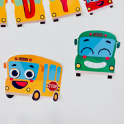 Wheels on the Bus Go Round Cut-Outs