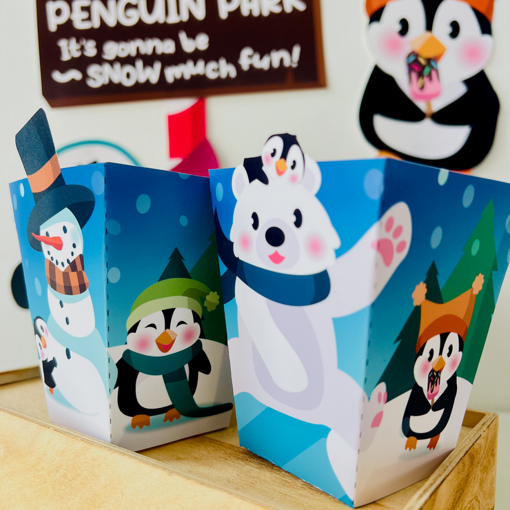 Penguin Wonderland Favor Boxes