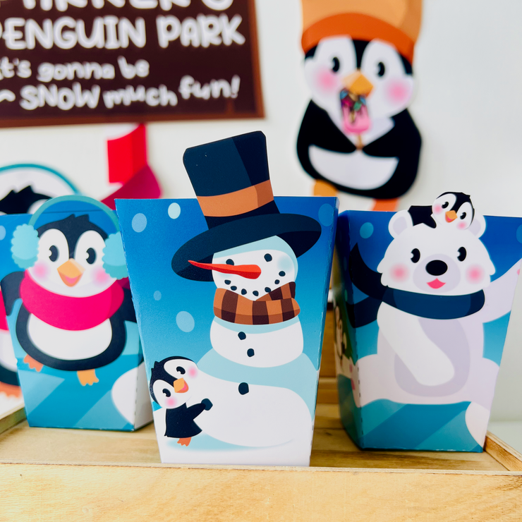 Penguin Wonderland Favor Boxes