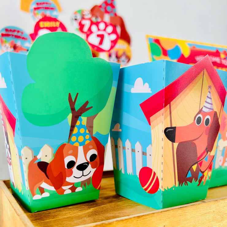 Puppy Dogs Favor Boxes