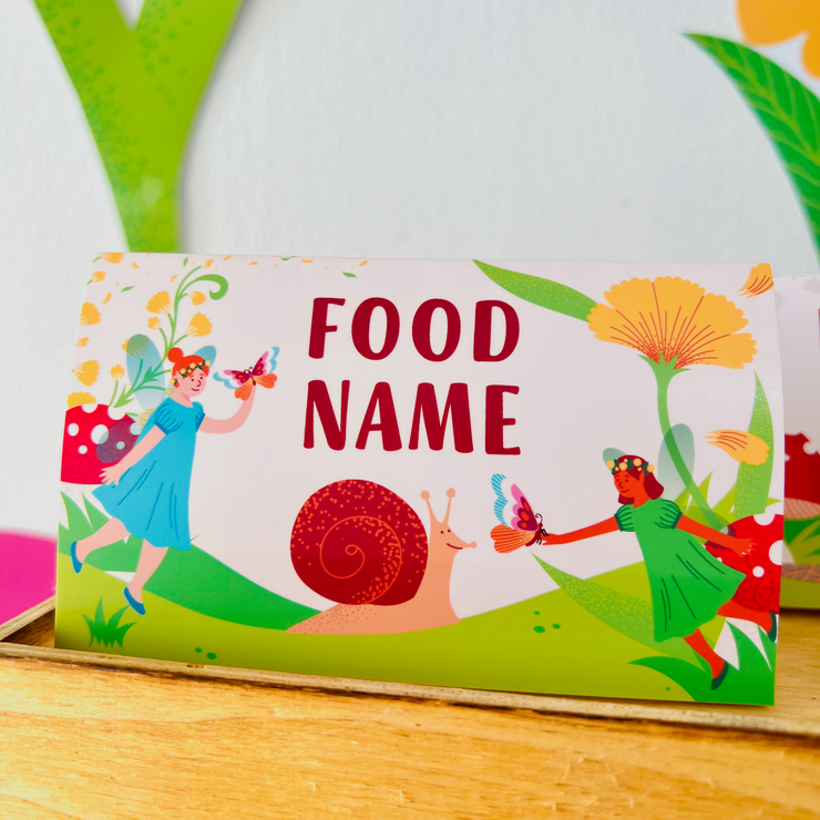 Fairy Garden Food Labels