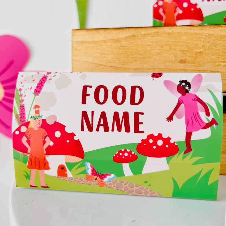 Fairy Garden Food Labels