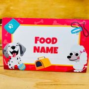 Puppy Dogs Food Labels