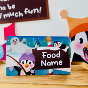Penguin Wonderland Food Labels
