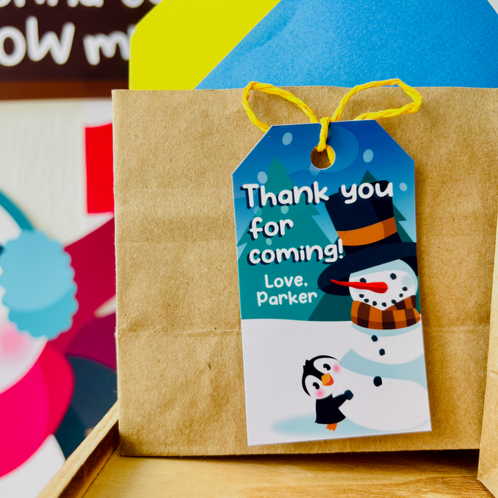 Penguin Wonderland Gift Tags