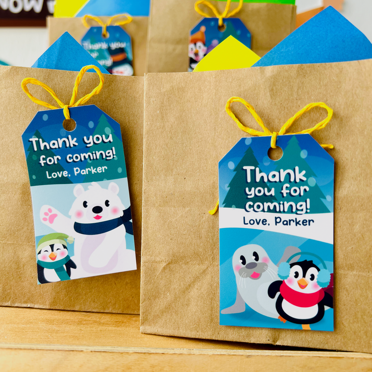 Penguin Wonderland Gift Tags
