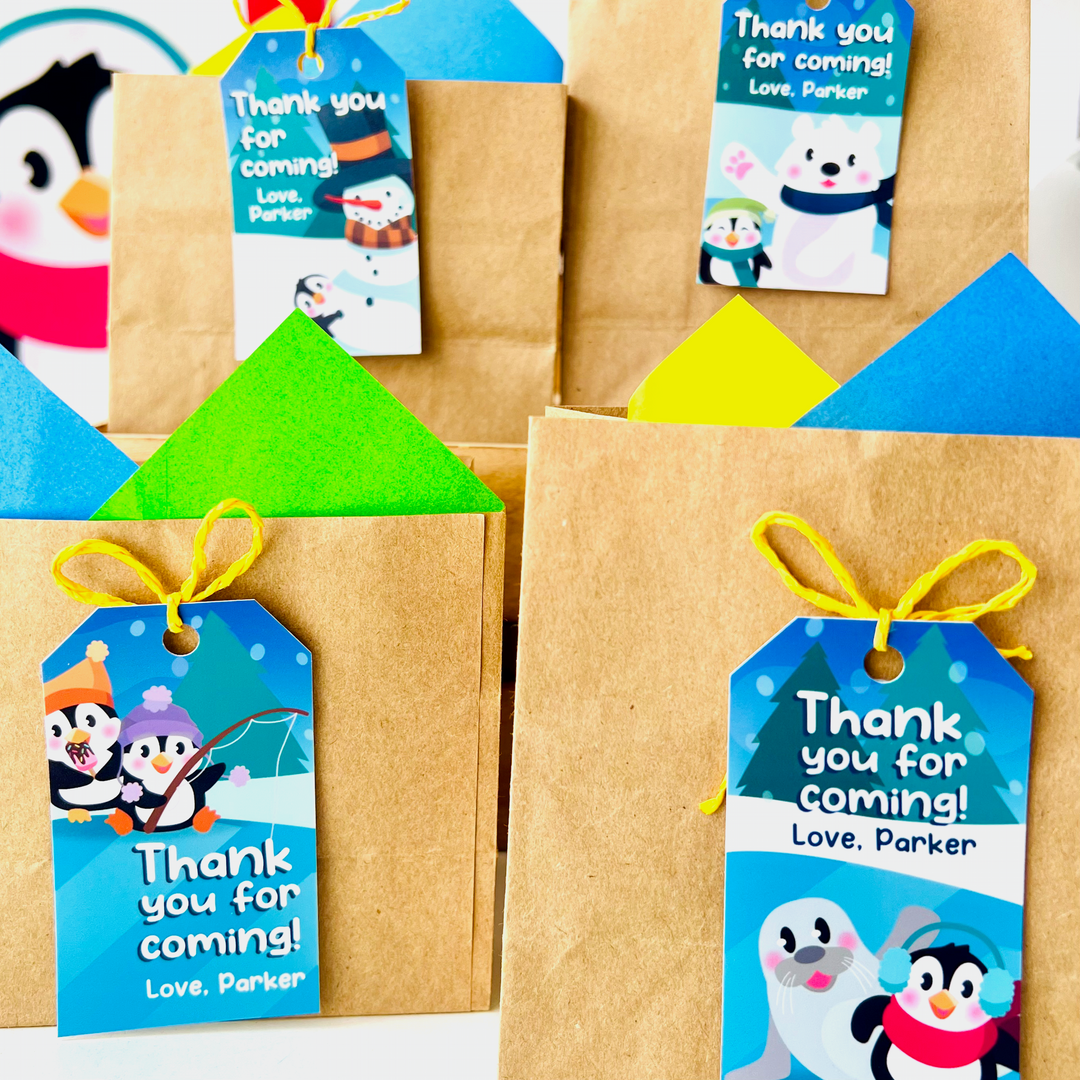 Penguin Wonderland Gift Tags