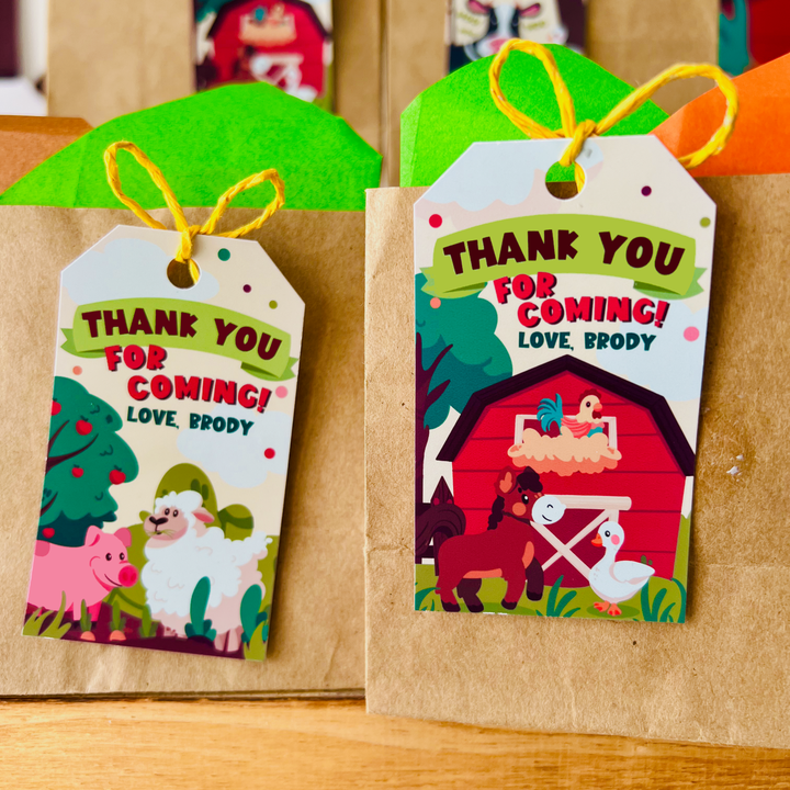 Animal Farm Gift Tags