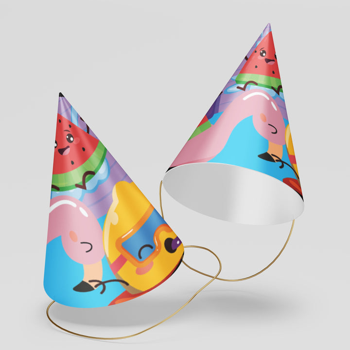 Water Park Party Hats Template