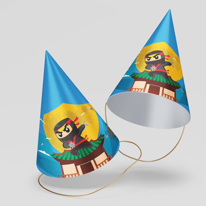 Ninja Party Hats Template