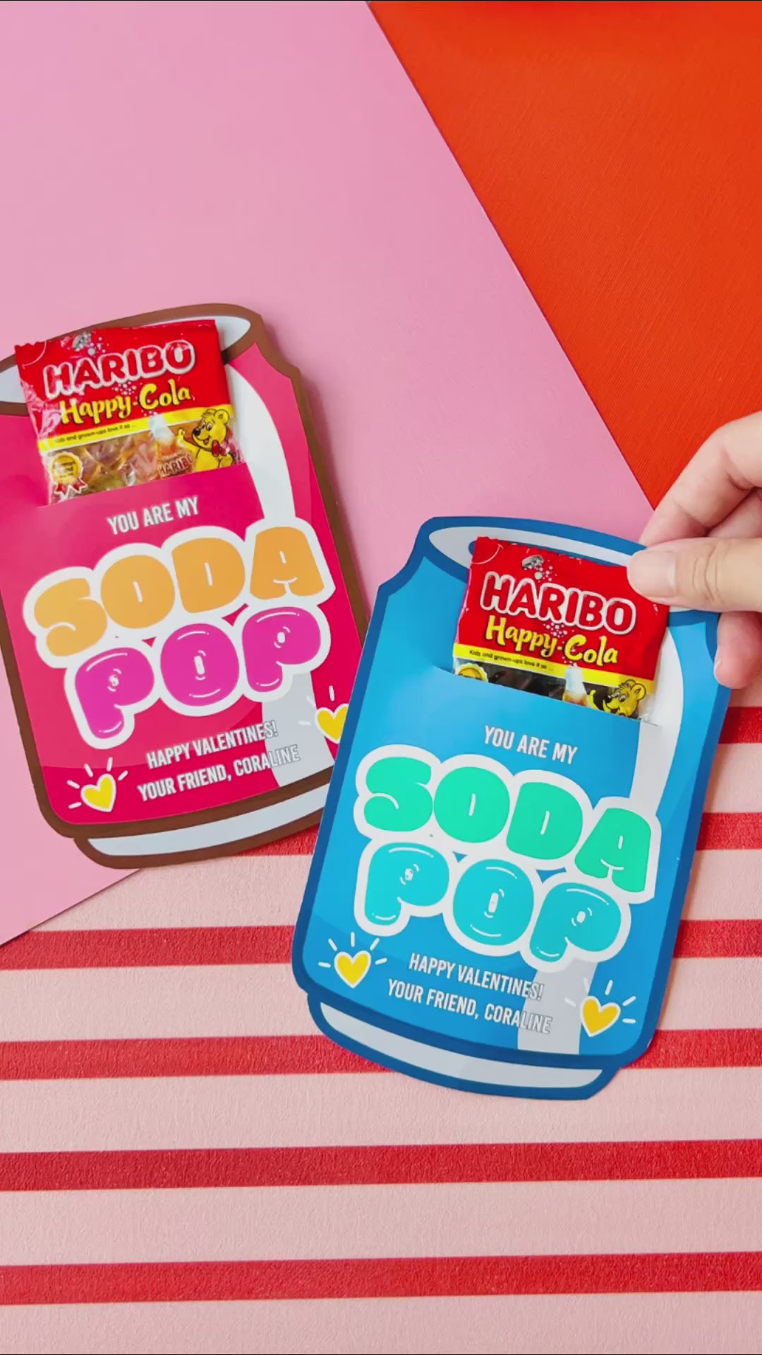 Soda Pop Valentine Printable