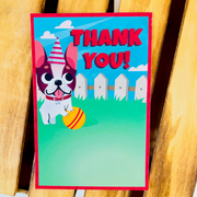 Puppy Dogs Thank You Card
