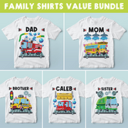 Car Wash Family Birthday Shirt Design Bundle