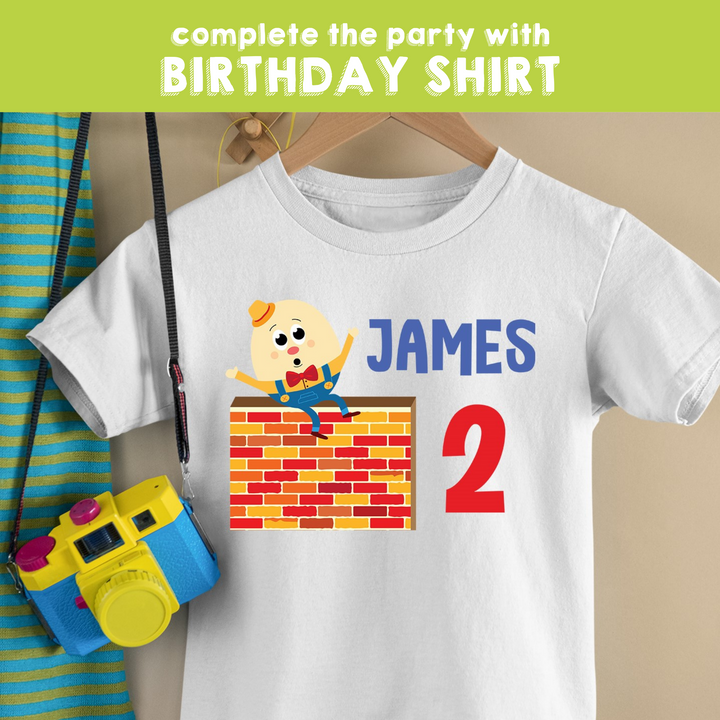 Humpty Dumpty Birthday Party Shirt