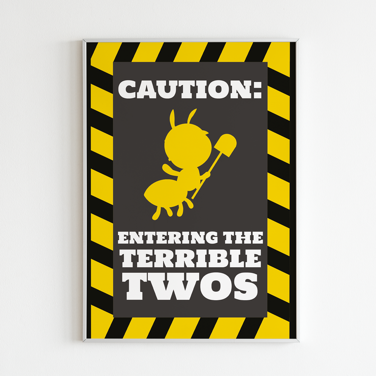 Ants Construction Trucks Poster Design