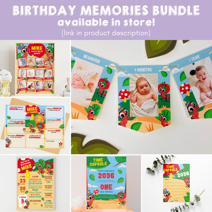 Ants Go Marching Birthday Memories Bundle