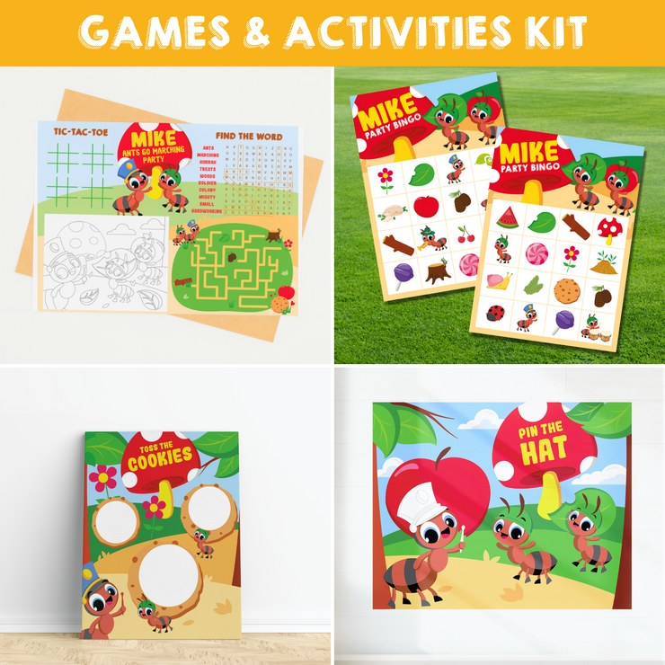 Ants Go Marching Party Games and Activities Kit