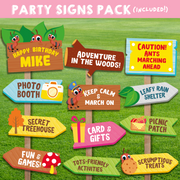 Ants Go Marching Party Signs Pack