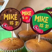 Ants go Marching Cupcake Toppers
