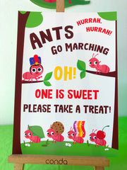 Ants go Marching Party Decor Sign