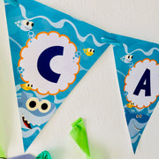 Baby Shark Birthday Banner