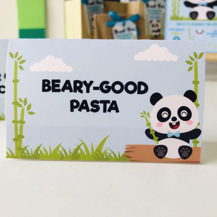 Boy Panda Food Label