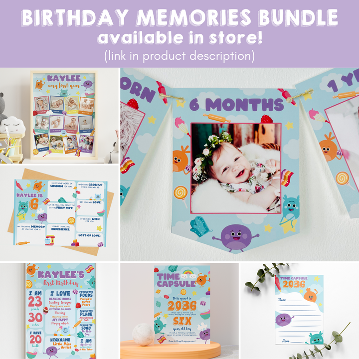 Bumble Nums Birthday Memories Bundle