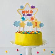 Bumble Nums Cake Topper