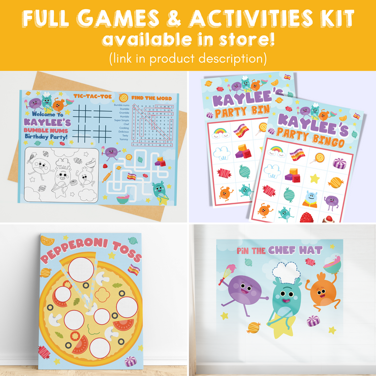 Bumble Nums Full Games and Activities Kit