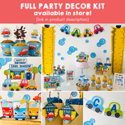 Car Wash Full Party Decor Kit