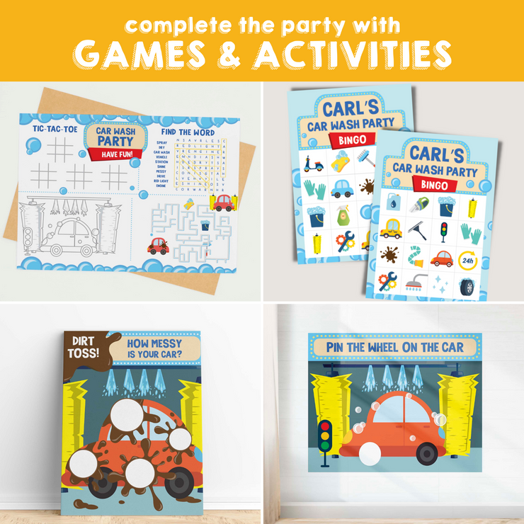 Car Wash Games and Activities