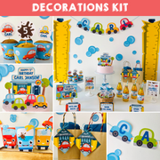 Car Wash Party Decorations Kit