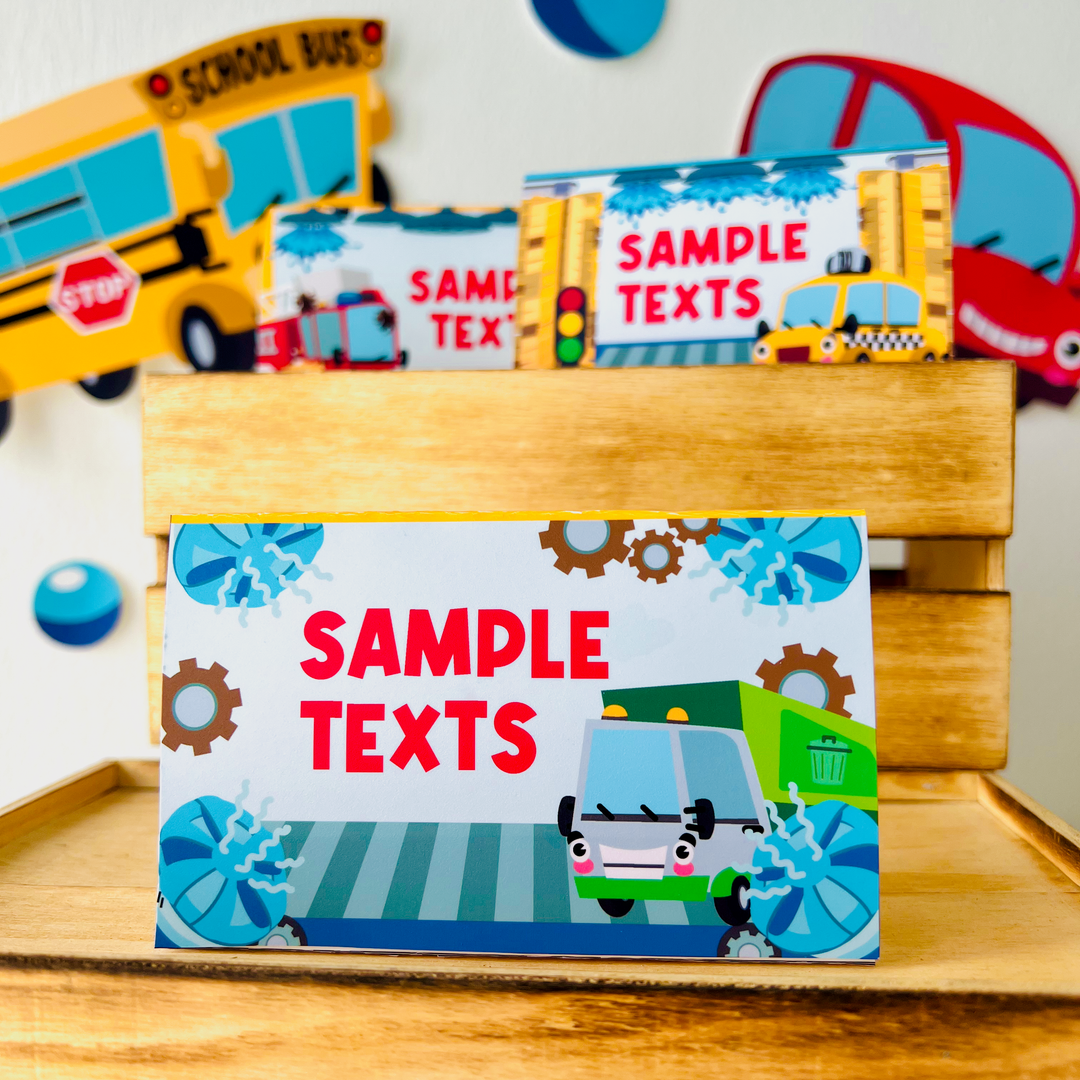 Car Wash Food Labels | Pigsy Party Decoration – PigsyParty car-wash-food-labels-pigsy-party-decoration-pigsyparty