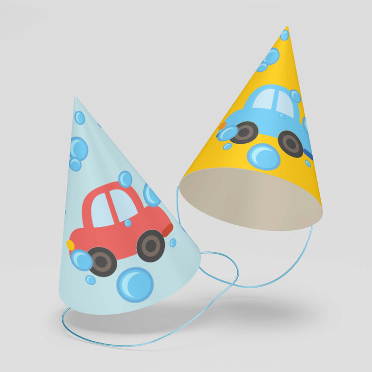 Car Wash Party Hats