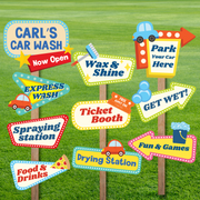 Car Wash Party Signs Pack