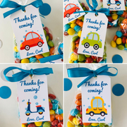 Car Wash Party Favor Gift Tags