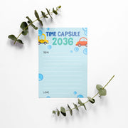Car Wash Time Capsule Note