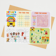 Cocomelon Wheels on the Bus Coloring Place Mat