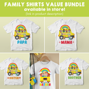 Cocomelon Wheels on the Bus Family Shirts