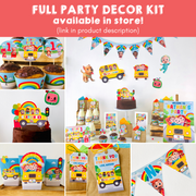 Cocomelon Wheels on the Bus Full Party Decor Kit