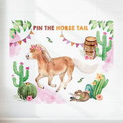 Pin the Horse Tail Party Game