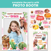 Cowgirl Horse Party Photo Booth