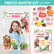 Cowgirl Horse Photo Booth Kit
