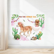Cowgirl Horse Pin Game