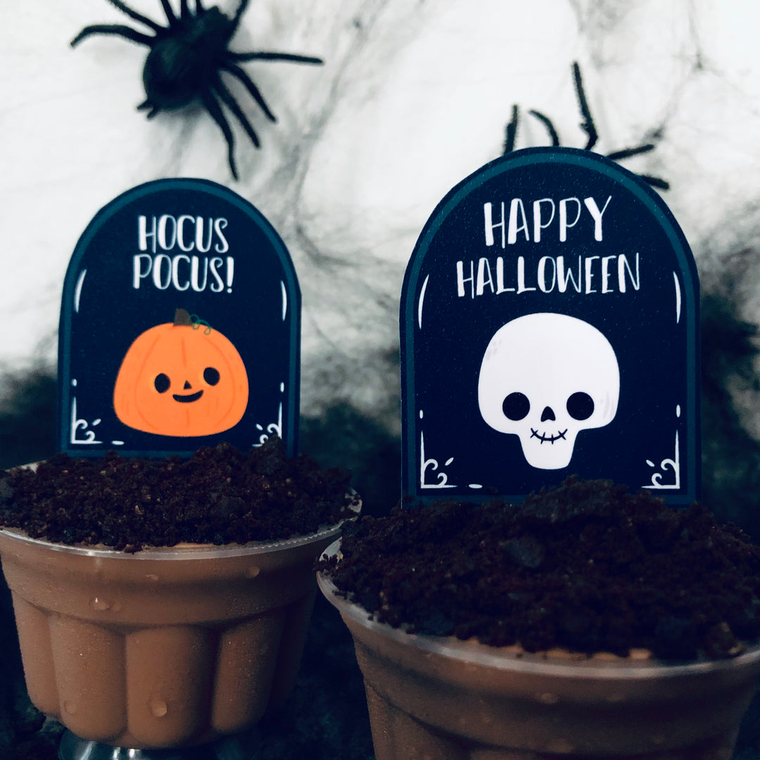 Cute Graveyard Dessert Printable